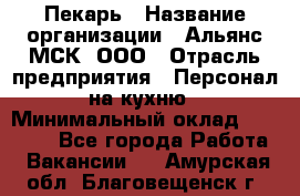 Пекарь › Название организации ­ Альянс-МСК, ООО › Отрасль предприятия ­ Персонал на кухню › Минимальный оклад ­ 28 500 - Все города Работа » Вакансии   . Амурская обл.,Благовещенск г.